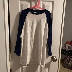 Baseball style tee